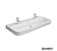 Duravit Happy D.2 lavabo doppio, 2318120026, Happy D.2 bianco [Ceramica da Bagno > Lavabi Doppi]