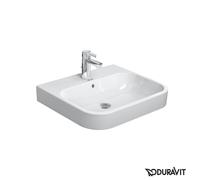 Duravit Happy D.2 lavabo 60x50.5 cm rettangolare a parete-da mobile bianco 23186000271