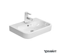 Duravit mobile lavabo 50cm Happy D.2 con troppopieno, con panca con foro per rubinetto, 1 foro per rubinetto, Colorazione: Bianco - 0710500000