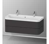 Duravit Happy D.2 mobile con doppio lavabo, 2 scomparti estraibili, HP4379O80800000, c-shaped Happy D.2 [Mobili da Bagno > Mobili con Doppio Lavabo]