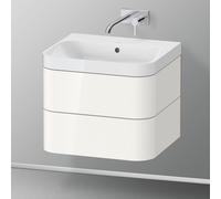Duravit Happy D.2 lavabo con mobile, 2 scomparti estraibili, HP4345N2222, c-shaped Happy D.2 [Mobili da Bagno > Mobili da Bagno con Lavabo Integrato]