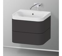 Duravit Happy D.2 lavabo con mobile, 2 scomparti estraibili, HP4345N8080, c-shaped Happy D.2 [Mobili da Bagno > Mobili da Bagno con Lavabo Integrato]