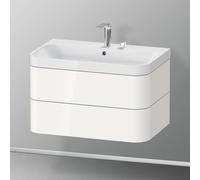 Duravit Happy D.2 mobile con lavabo, 2 scomparti estraibili, HP4347E2222, c-shaped Happy D.2 [Mobili da Bagno > Mobili con Lavabo Integrato]