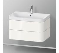 Duravit Happy D.2 mobile con lavabo, 2 scomparti estraibili, HP4347O2222, c-shaped Happy D.2 [Mobili da Bagno > Mobili con Lavabo Integrato]