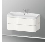 Duravit Happy D.2 mobile con lavabo, 2 scomparti estraibili, HP4348E2222, c-shaped Happy D.2 [Mobili da Bagno > Mobili con Lavabo Integrato]