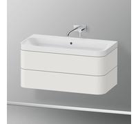 Duravit Happy D.2 mobile con lavabo, 2 scomparti estraibili, HP4348N3939, c-shaped Happy D.2 [Mobili da Bagno > Mobili con Lavabo Integrato]