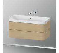 Duravit Happy D.2 mobile con lavabo, 2 scomparti estraibili, HP4348N7171, c-shaped Happy D.2 [Mobili da Bagno > Mobili con Lavabo Integrato]