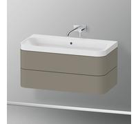Duravit Happy D.2 mobile con lavabo, 2 scomparti estraibili, HP4348N9292, c-shaped Happy D.2 [Mobili da Bagno > Mobili con Lavabo Integrato]