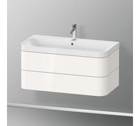 Duravit Happy D.2 mobile con lavabo, 2 scomparti estraibili, HP4348O2222, c-shaped Happy D.2 [Mobili da Bagno > Mobili con Lavabo Integrato]