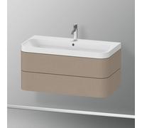 Duravit Happy D.2 mobile con lavabo, 2 scomparti estraibili, HP4348O7575, c-shaped Happy D.2 [Mobili da Bagno > Mobili con Lavabo Integrato]