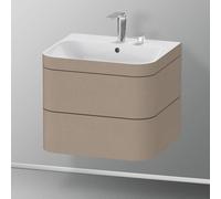 Duravit Happy D.2 mobile con lavabo, 2 scomparti estraibili, HP4635E7575, c-bonded Happy D.2 [Mobili da Bagno > Mobili con Lavabo Integrato]