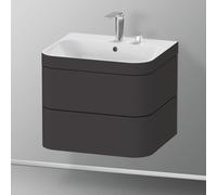 Duravit Happy D.2 mobile con lavabo, 2 scomparti estraibili, HP4635E8080, c-bonded Happy D.2 [Mobili da Bagno > Mobili con Lavabo Integrato]
