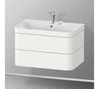 Duravit Happy D.2 lavabo con mobile, 2 scomparti estraibili, HP4637E3636, c-bonded Happy D.2 [Mobili da Bagno > Mobili da Bagno con Lavabo Integrato]