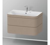 Duravit Happy D.2 mobile con lavabo, 2 scomparti estraibili, HP4637E7575, c-bonded Happy D.2 [Mobili da Bagno > Mobili con Lavabo Integrato]