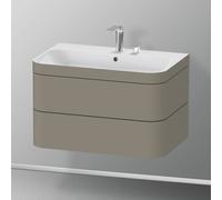 Duravit Happy D.2 mobile con lavabo, 2 scomparti estraibili, HP4637E9292, c-bonded Happy D.2 [Mobili da Bagno > Mobili con Lavabo Integrato]
