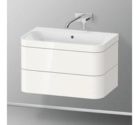 Duravit Happy D.2 mobile con lavabo, 2 scomparti estraibili, HP4637N2222, c-bonded Happy D.2 [Mobili da Bagno > Mobili con Lavabo Integrato]