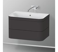 Duravit Happy D.2 mobile con lavabo, 2 scomparti estraibili, HP4637N8080, c-bonded Happy D.2 [Mobili da Bagno > Mobili con Lavabo Integrato]