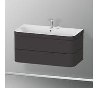 Duravit Happy D.2 mobile con lavabo, 2 scomparti estraibili, HP4638E8080, c-bonded Happy D.2 [Mobili da Bagno > Mobili con Lavabo Integrato]