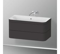 Duravit Happy D.2 mobile con lavabo, 2 scomparti estraibili, HP4638N8080, c-bonded Happy D.2 [Mobili da Bagno > Mobili con Lavabo Integrato]