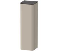 Duravit Happy D.2 Plus armoires mi-hautes, 400x1336x360 mm, 1 porte, charnières à gauche, HP1261L6060, HP1261L6060, Colorazione: Taupe seta opaco laccato opaco