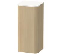 Duravit Happy D.2 Plus Half high cabinet HP1260, 400x360 mm, 1 anta, incernierato a sinistra, Colorazione: Rovere mediterraneo impiallacciato in vero legno