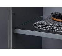 Duravit Happy D.2 Plus armoires mi-hautes, 400x880x360 mm, 1 porte, charnières à gauche, HP1260L8080, HP1260L8080, Colorazione: Decoro grafite super opaco