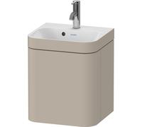 Duravit Happy D.2 Plus c-bonded Set suspendu, 400x360mm, 1 porte, charnières à droite, 1 trou de robinetterie, HP4634O60600000, HP4634O60600000, Colorazione: Taupe seta opaco laccato opaco