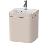 Duravit Happy D.2 Plus c-bonded Set suspendu, 400x360mm, 1 porte, charnières à gauche, 1 trou de robinetterie, HP4633O83830000, HP4633O83830000, Colorazione: Decoro Taupe Supermatt