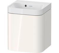 Duravit Happy D.2 Plus c-shaped Set suspendu, 400x360mm, 1 porte, charnières à droite, sans trou pour robinetterie, HP4344N22220000, HP4344N22220000, Colorazione: Decoro bianco lucido
