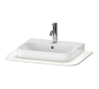 Duravit Happy D.2 Plus Console HP031B, 650x480 mm, 1 découpe, pour lavabo HP4940, HP4960, HP031B02222, HP031B02222, Colorazione: Decoro bianco lucido