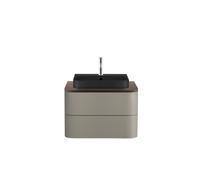 Duravit Happy D.2 Plus Console HP031B, 650x480 mm, 1 découpe, pour lavabo HP4940, HP4960, HP031B06969, HP031B06969, Colorazione: Noce spazzolato Impiallacciatura in vero legno