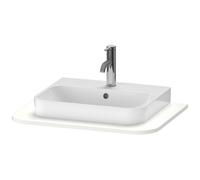 Duravit Happy D.2 Plus Console HP031B, 650x480 mm, 1 découpe, pour lavabo HP4940, HP4960, HP031B08484, HP031B08484, Colorazione: Decoro bianco super opaco
