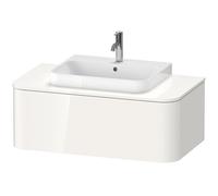 Duravit Happy D.2 Plus Meuble sous-lavabo pour console murale, 1000x550 mm, 1 tiroir, pour lave-mains, HP493109797, HP493109797, Colorazione: Laccato opaco seta azzurro chiaro