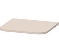 Duravit Happy D.2 Plus Plaques de recouvrement pour armoires mi-hautes, 403x364mm, HP030008383, HP030008383, Colorazione: Decoro Taupe Supermatt