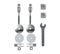 Duravit Happy D.2 set cerniera per sedile WC, versione lunga, con soft-close, 0061951000, Happy D.2; Esplanade acciaio inox [WC > Ricambi WC]