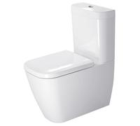 Duravit Happy WC combi Happy D.2 Rondella profonda 63cm, per cisterna montata in superficie, uscita Vario, colorazione: Bianco
