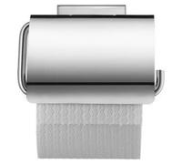 Duravit Karree - Portarotolo con coperchio, cromo 0099551000