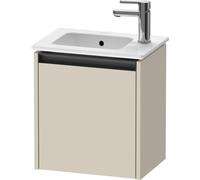 Duravit Ketho.2 bâti-support de lavabo, charnières à droite, 410x440x292mm, pour ME by Starck 072343, K25060R83830000, K25060R83830000, Colorazione: supermatt grigio