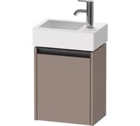 Duravit Ketho.2 bâti-support de lavabo, charnières à gauche, 364x440x238mm, pour Vero Air 072438, K25071L43430000, K25071L43430000, Colorazione: Basalto opaco decoro opaco