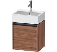 Duravit Ketho.2 bâti-support de lavabo, charnières à gauche, 434x440x338mm, pour Vero Air 072445, K25070L79790000, K25070L79790000, Colorazione: Decorazione naturale in noce
