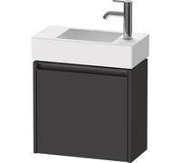 Duravit Ketho.2 bâti-support de lavabo, charnières à gauche, 484x440x238mm, pour Vero Air 072450, K25072L80800000, K25072L80800000, Colorazione: grafite supermatt