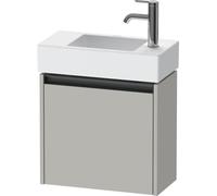 Duravit Ketho.2 bâti-support de lavabo, charnières à gauche, 484x440x238mm, pour Vero Air 072450, K25072L07070000, K25072L07070000, Colorazione: Decoro grigio cemento opaco
