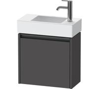 Duravit Ketho.2 bâti-support de lavabo, charnières à gauche, 484x440x238mm, pour Vero Air 072450, K25072L49490000, K25072L49490000, Colorazione: Grafite opaco Decor