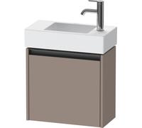 Duravit Ketho.2 bâti-support de lavabo, charnières à gauche, 484x440x238mm, pour Vero Air 072450, K25072L43430000, K25072L43430000, Colorazione: Basalto opaco decoro opaco