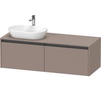 Duravit Ketho.2 mobile sottolavabo, 2 scomparti estraibili, K24888L43430000, Ketho.2 [Mobili da Bagno > Mobili Lavabo]