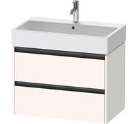Duravit Ketho.2 bâti-support de lavabo suspendu, 2 tiroirs, 784x440x460mm, pour Vero Air 235080, K25277084840000, K25277084840000, Colorazione: Decoro bianco super opaco