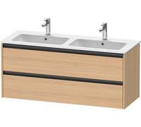 Duravit Ketho.2 bâti-support lavabo suspendu, 2 tiroirs, 1280x550x480mm, pour ME by Starck 233613, K25266030300000, K25266030300000, Colorazione: Rovere naturale decorativo
