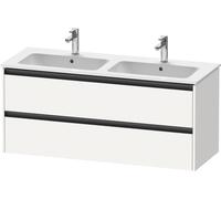 Duravit Ketho.2 bâti-support lavabo suspendu, 2 tiroirs, 1280x550x480mm, pour ME by Starck 233613, K25266018180000, K25266018180000, Colorazione: Bianco opaco Decor bianco opaco