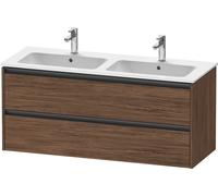 Duravit Ketho.2 bâti-support lavabo suspendu, 2 tiroirs, 1280x550x480mm, pour ME by Starck 233613, K25266021210000, K25266021210000, Colorazione: Decorazione in noce scuro