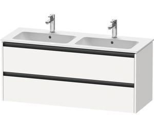 Duravit Ketho.2 bâti-support lavabo suspendu, 2 tiroirs, 1280x550x480mm, pour ME by Starck 233613, K25266018180000, K25266018180000, Colorazione: Bianco opaco Decor bianco opaco